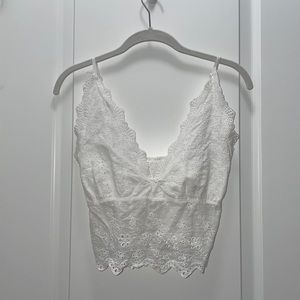 NEW Deep V White Tank